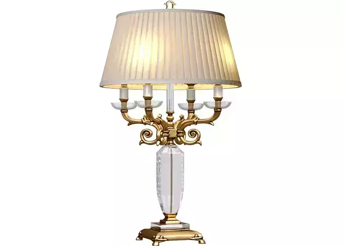 Large crystal Nightstand table lamp bedside modern style