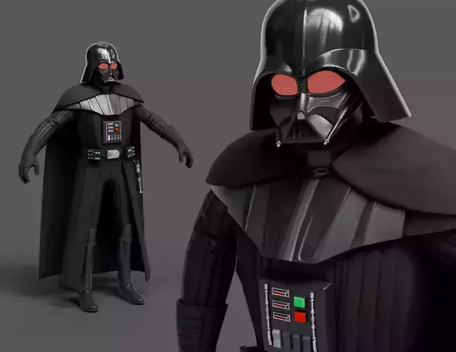 Darth Vader Rigged
