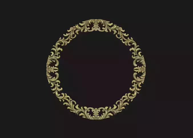 cnc laser floral carving mirror aspire milling relief wire laser