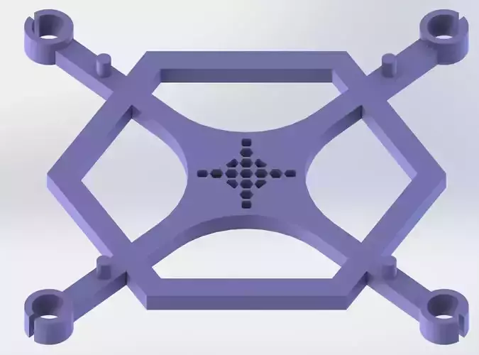 Mini Quadcopter Frame Free 3D print model