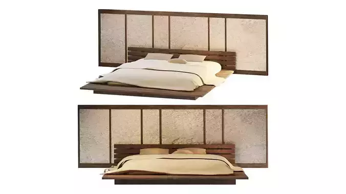 Bed Tatami solid wood Vita Mia Dansen
