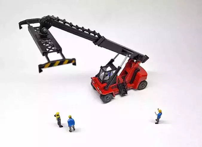 HO Scale Container Lifter 3D print model 6