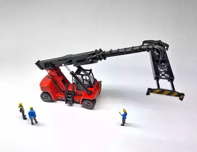 HO Scale Container Lifter 3D print model 5