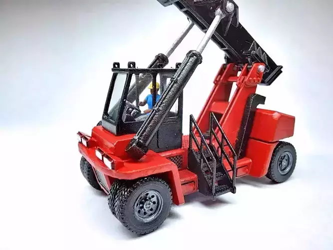 HO Scale Container Lifter 3D print model 3