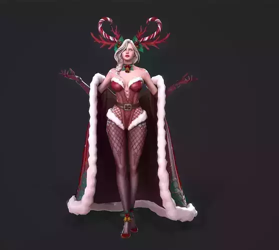 Female royal sisters Christmas costume