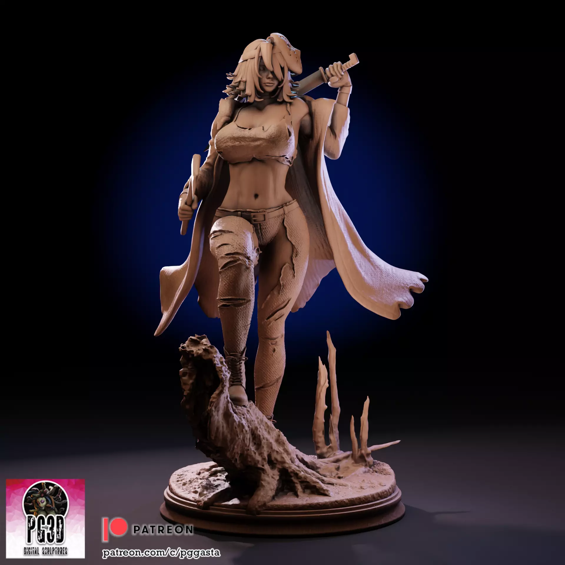 It is Not Friday the 13th But It is Terror Time Jason Pin-Up 3D print model