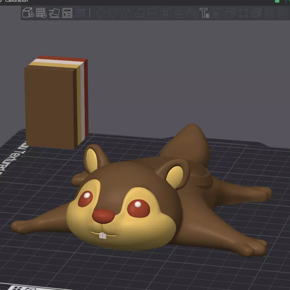 Flying Squirrel Cup Holder 3D print model