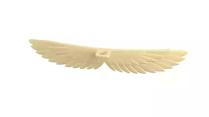 Custom3Dprint Minifigure Accessory - Minifigure Wings S1 - 09