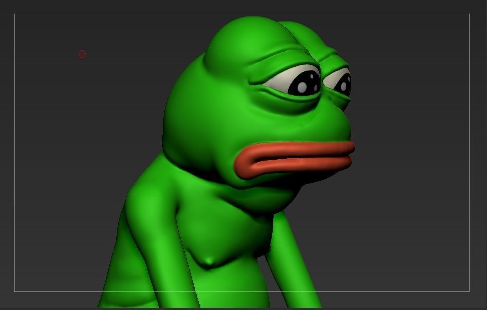 Sad Pepe the frog Free 3D print model_6