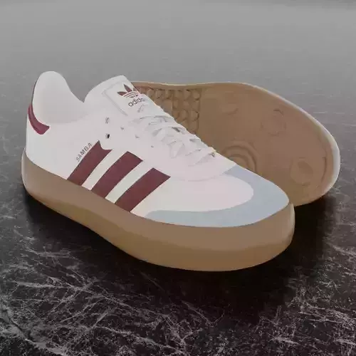 ADIDAS SAMBA OG - RED 3D SHOES