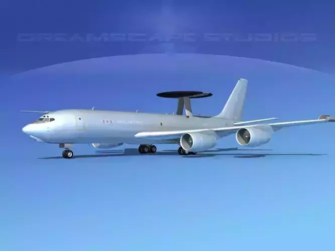 Boeing E-3C Sentry RAF 3D model