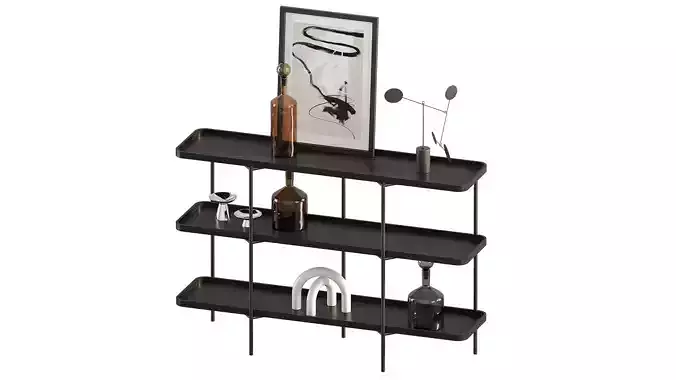 Wooden Shelf Unit Renee Westwing Collection