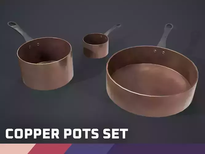Copper Pot Set