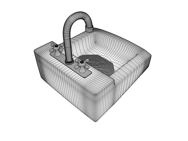 sink 3D model 3D model_3