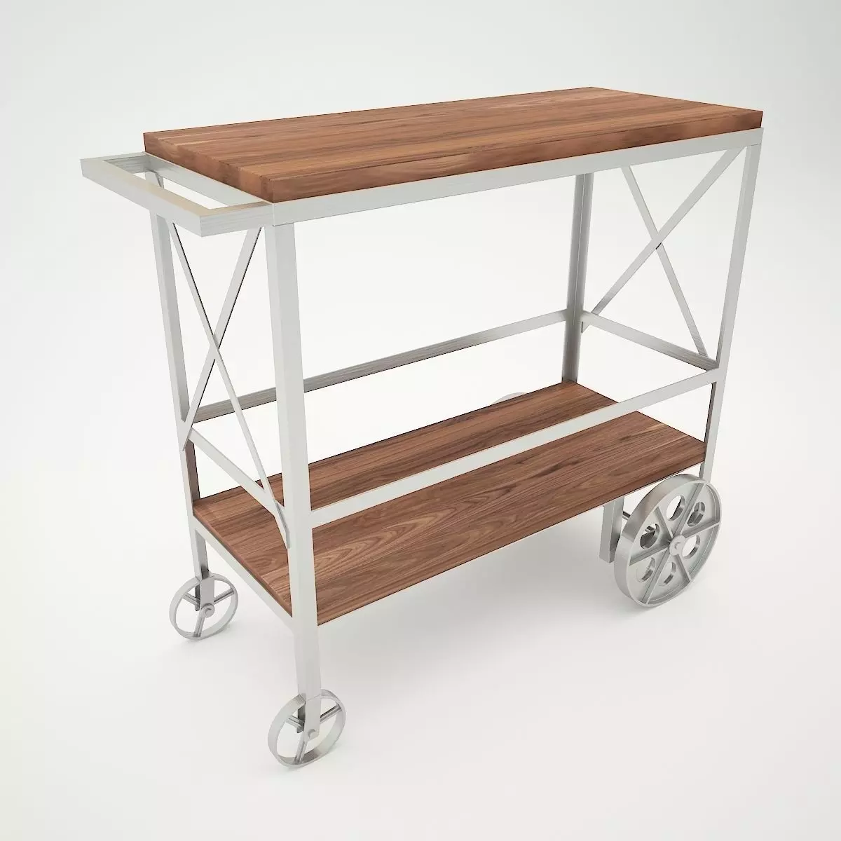 Butler Industrial Trolley Server 3D model