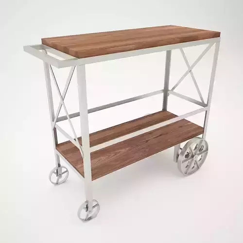 Butler Industrial Trolley Server 3D model