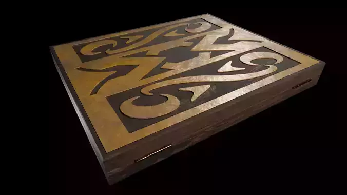 Dwarven Backgammon Board - Closed