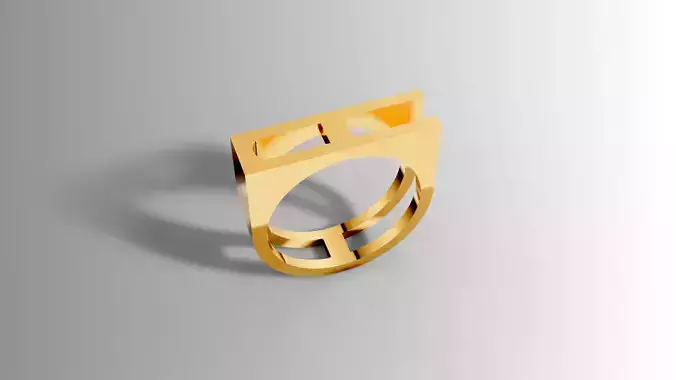 Geometric Minimalist Ring