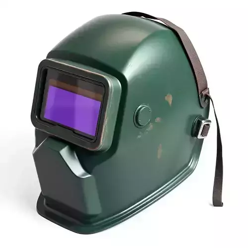 Industrial Welding Helmet 3D Model