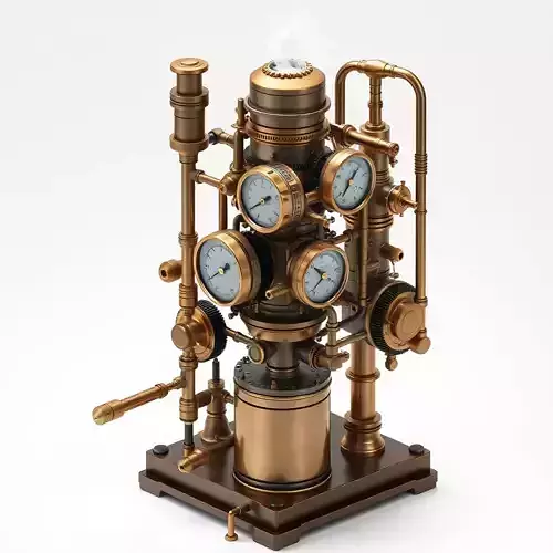 Steampunk Industrial Machine Generator