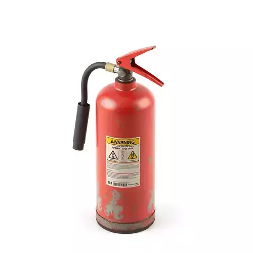 Weathered Fire Extinguisher PBR Game Asset