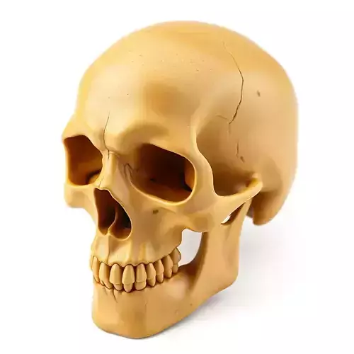 Realistic Human Skull Anatomy Model