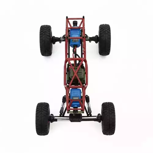 Rock Crawler Chassis Low-poly 3D model 4