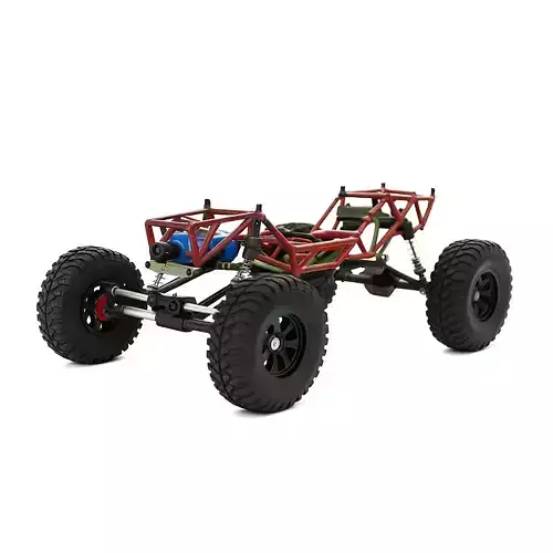 Rock Crawler Chassis Low-poly 3D model