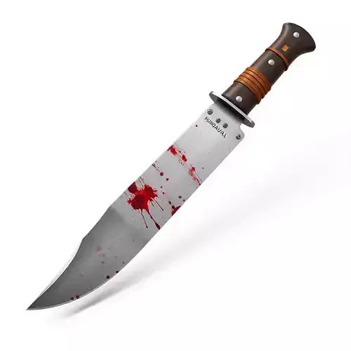 Bloody Bowie Knife Game Ready