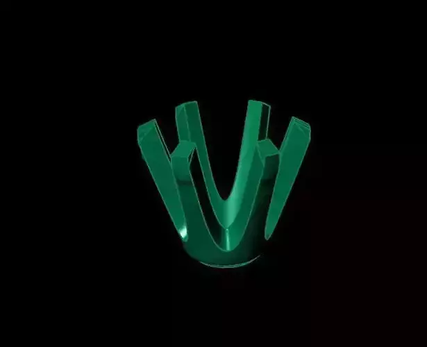 U Shape bazel 6 prongs