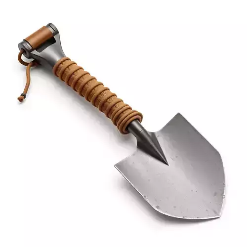 Tactical Survival Shovel 3D Model