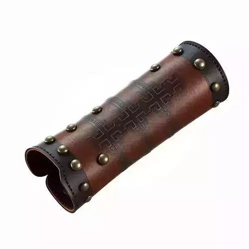Fantasy Leather Bracer Armguard