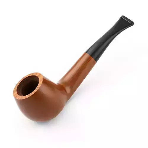 Elegant Wooden Smoking Pipe