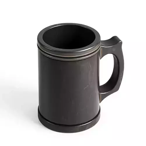 Rustic Wooden Beer Tankard Mug