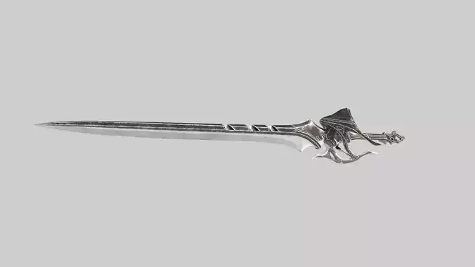 Future Sci-Fi Magical Weapon Divine Sword