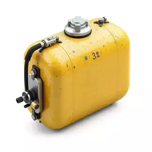 Worn Industrial Fuel Tank Asset