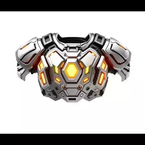 SciFi Cybernetic Armor Chest Piece