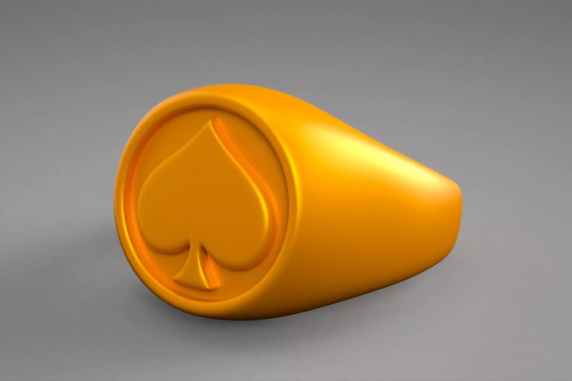 Imperium Spade Ring 3D print model