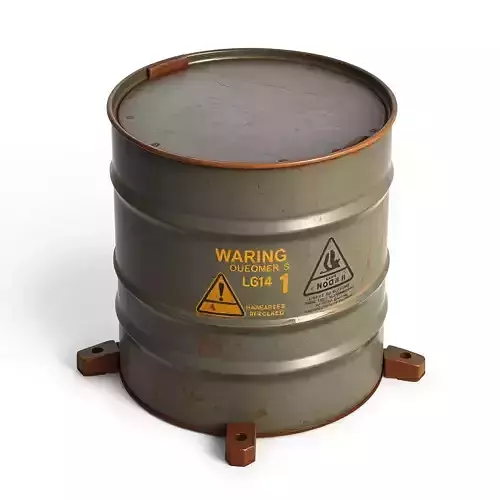 Industrial Weathered Storage Barrel Drum