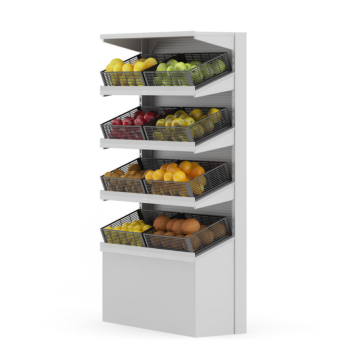 Market Shelf - Fruits 3D model_2