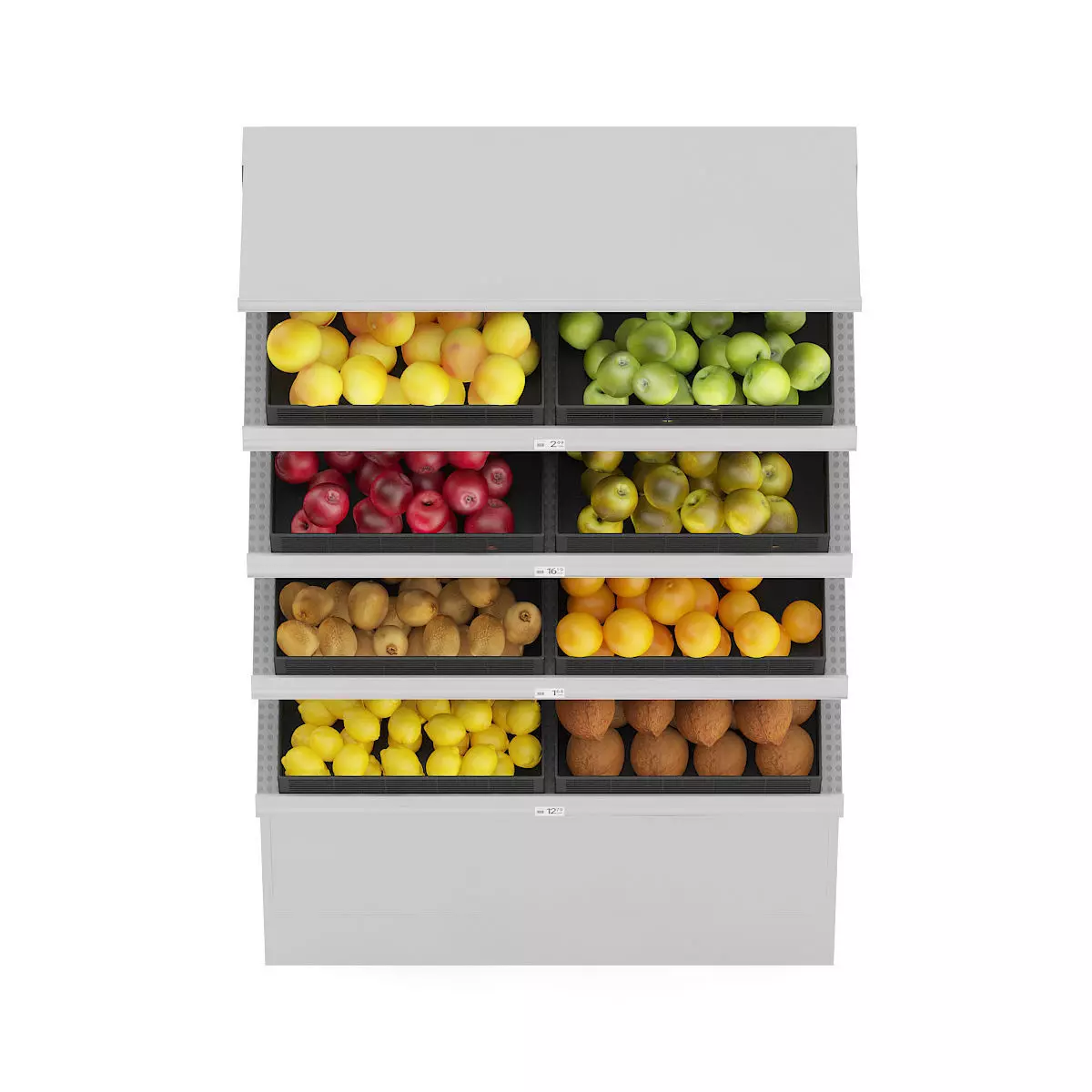 Market Shelf - Fruits 3D model_0