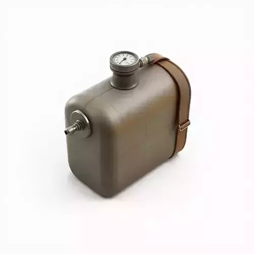 Vintage Military Pressure Tank Canister