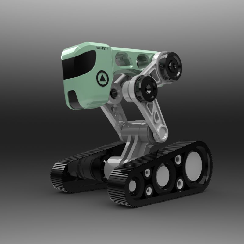 Tread Bot 2 0 3D print model_2