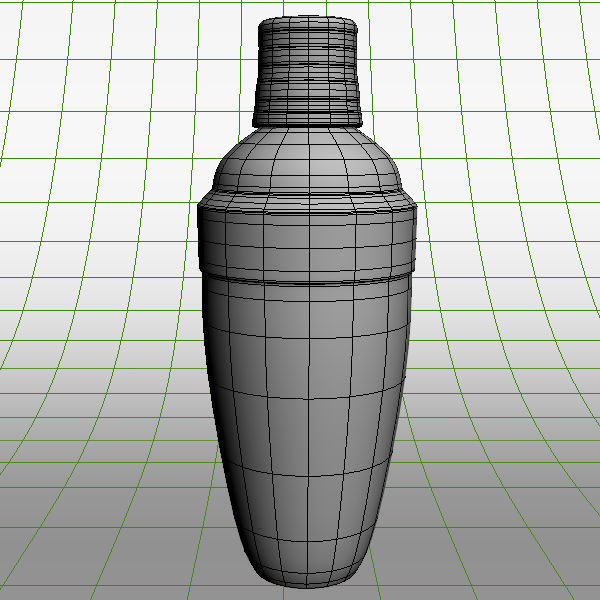 Cocktail Shaker 3D model_4