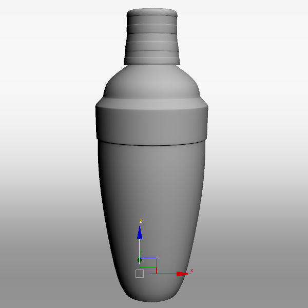 Cocktail Shaker 3D model_1