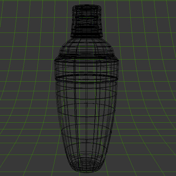 Cocktail Shaker 3D model_2