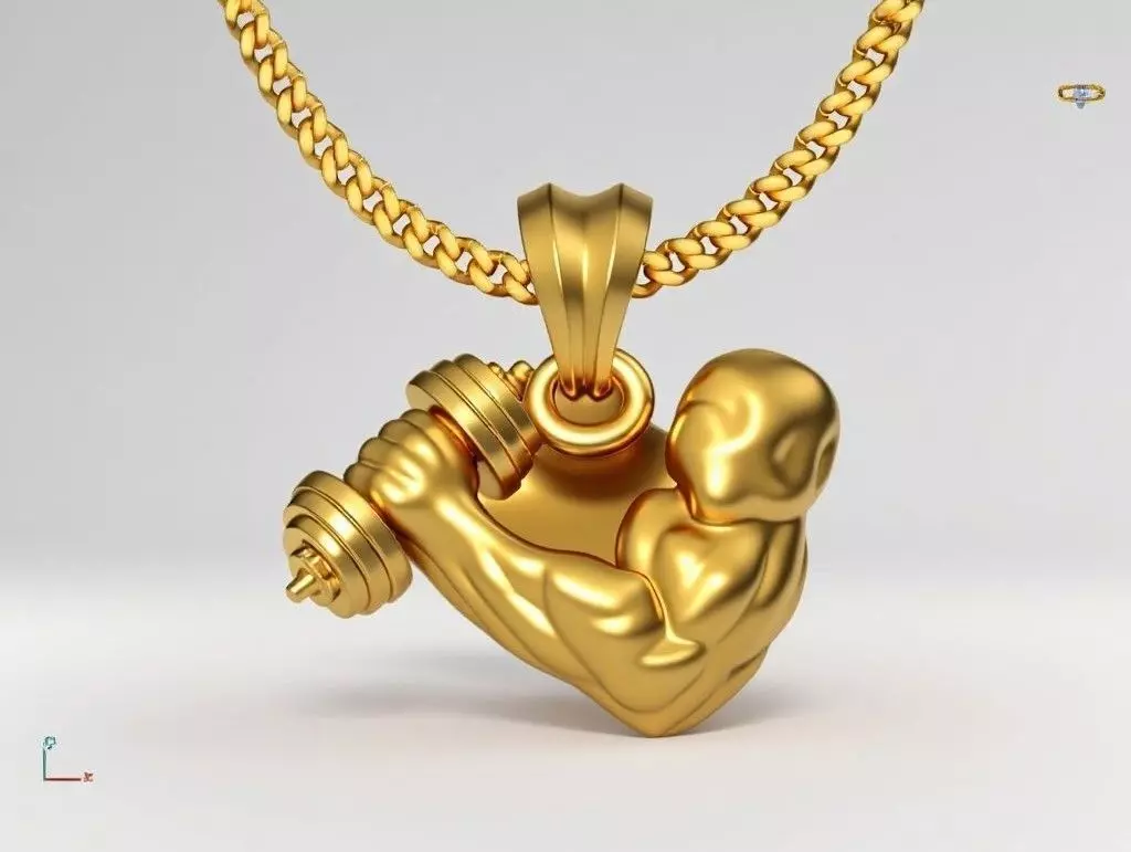 Dumble pendant charms - one inch pendant 3D print model Free 3D print model