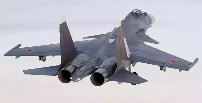 Russian Fighter Jet Sukhoi SU-30 SM Flanker H