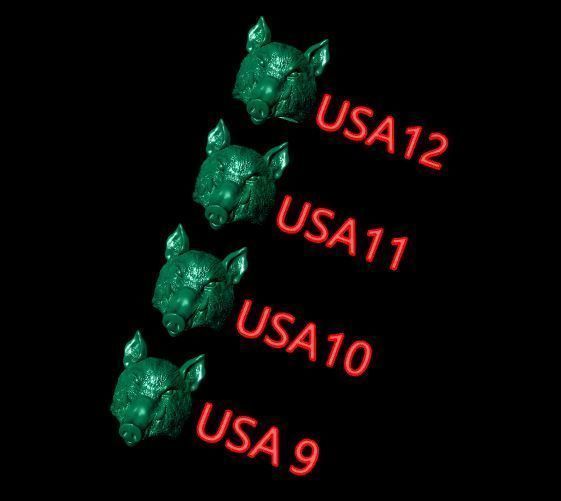 Boar ring  3D print model_9