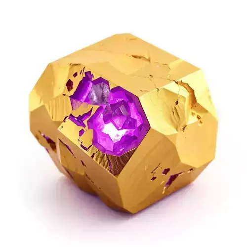 Mystic Gold Geode Crystal